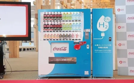 Coca-Cola'dan Devrim Niteliğinde Bir Yenilik: Hidrojenle Çalışan İçecek Otomatı!