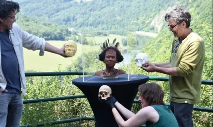 10 bin yıllık taş devri kadını yeniden hayatta