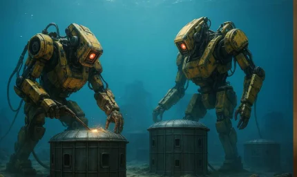 'Yok artık' dedirten proje: Dev robotlar, okyanusun zifiri karanlığına resmen metal bir 'köy' kuruyor