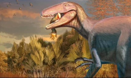 'Jurassic Park' filmlerinden fırlamış gibi... Yeni tür ağzındaki son yemeği ile bulundu