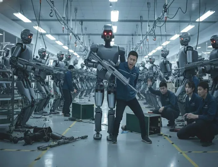 'Elma' dersen kıyamet kopar! Çinli bilim insanları açıkladı: Robot orduları tek kelimeyle ihanet edebilir!