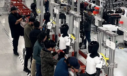 1000 tane robot aynı fabrikada iş buldu